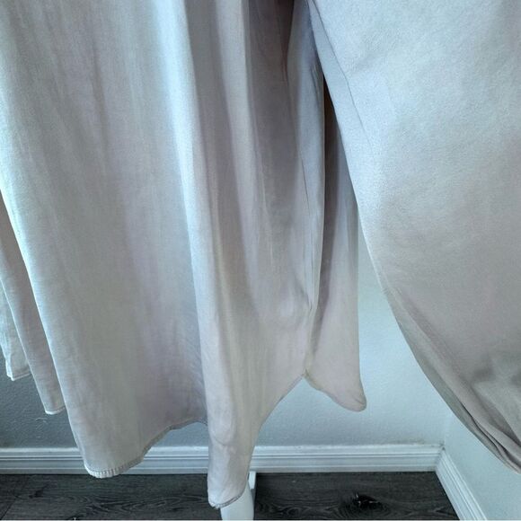 Carmen Mark Valvo Blouse Cream Tunic Long Sleeve Shirt SZ XL - Picture 6 of 13